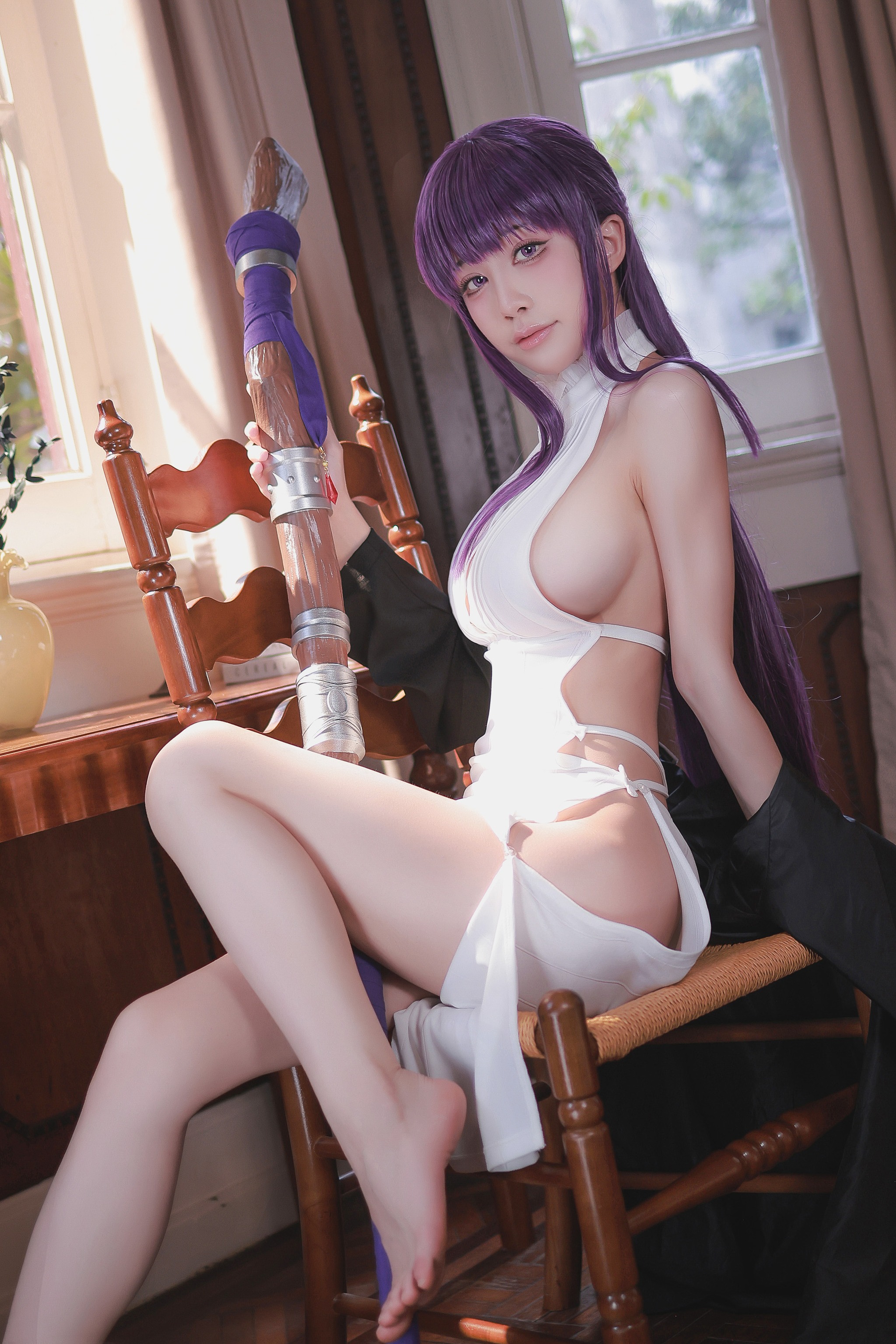 图片[1]-水淼Aqua – NO.184 葬送のフリーレン フェルン コスプレ [129P]-XikXak